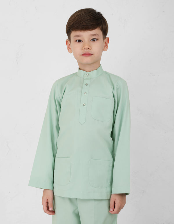 KIDS BAJU MELAYU AFWA (TENDRIL GREEN)